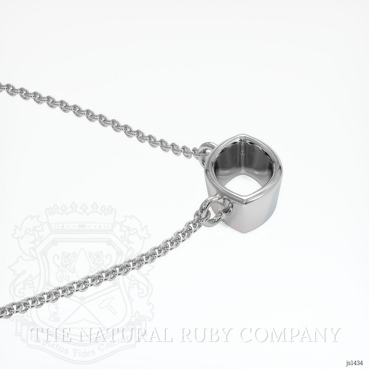 10K White Gold Vedic Necklace Setting