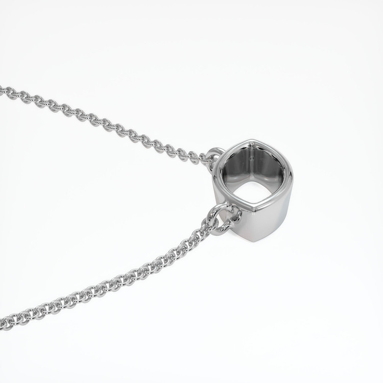 14K White Gold Vedic Necklace Setting