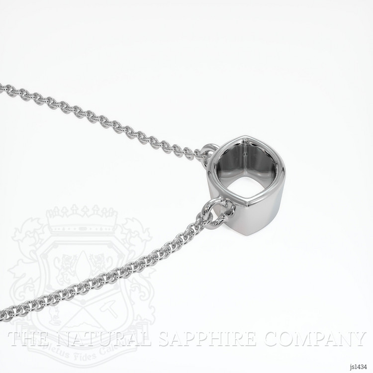 18K White Gold Vedic Necklace Setting