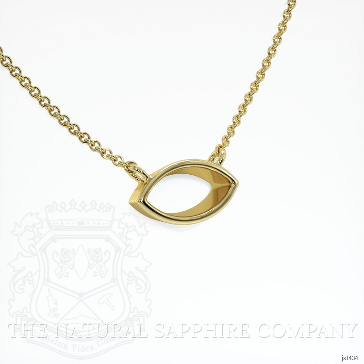 10K Yellow Gold Vedic Necklace Setting