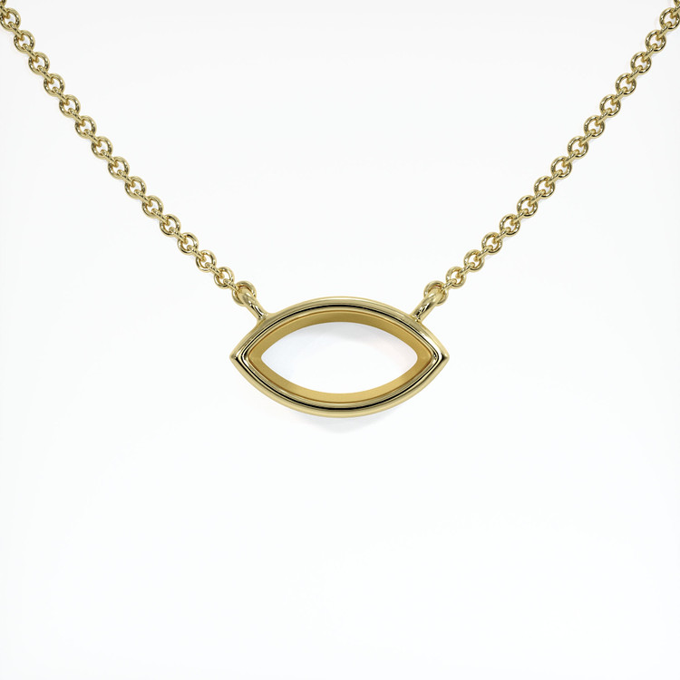 14K Yellow Gold Vedic Necklace Setting