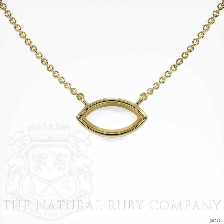 14K Yellow Gold Vedic Necklace Setting