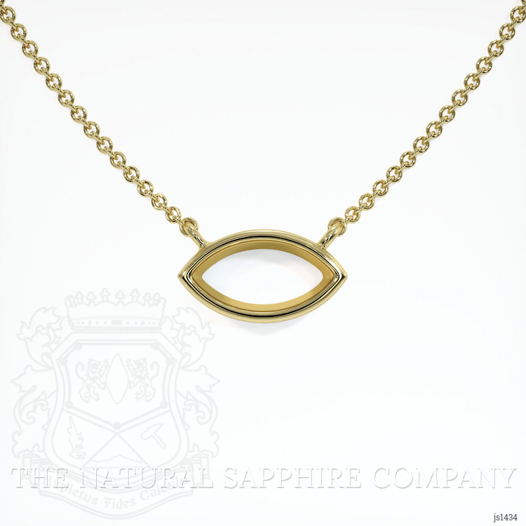 18K Yellow Gold Vedic Necklace Setting