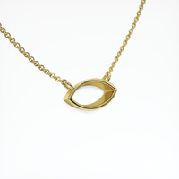 18K Yellow Gold Vedic Necklace Setting Image