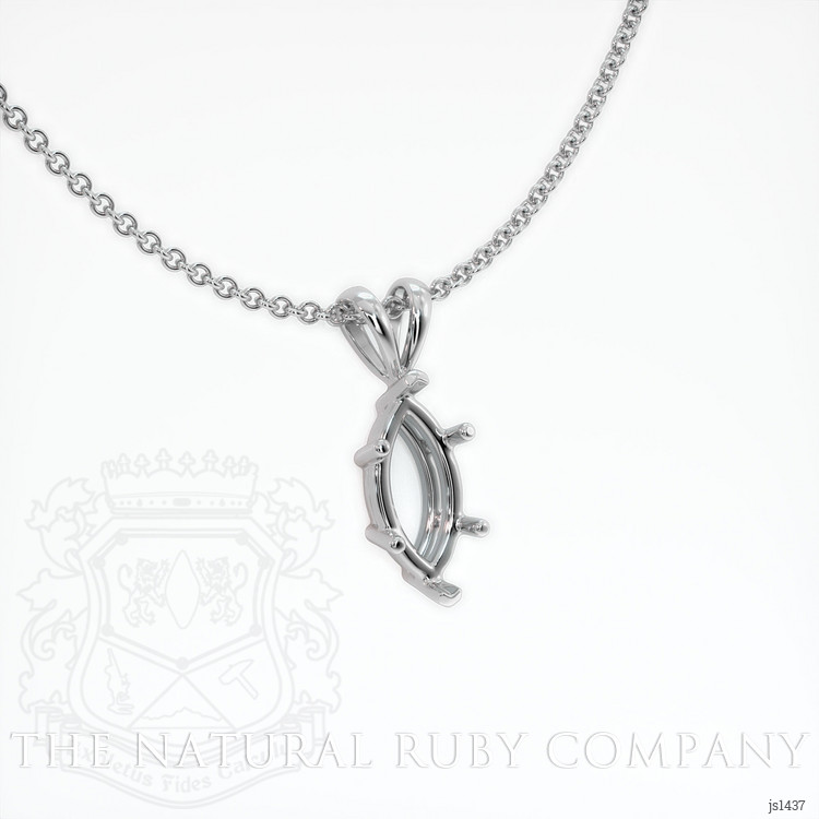 Platinum 950 Solitaire Pendant Setting