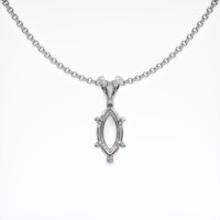 10K White Gold Solitaire Pendant Setting Video