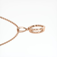 14K Rose Gold Vedic Pendant Setting Image