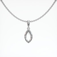 14K White Gold Vedic Pendant Setting Video