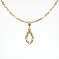 18K Yellow Gold Vedic Pendant Setting Video