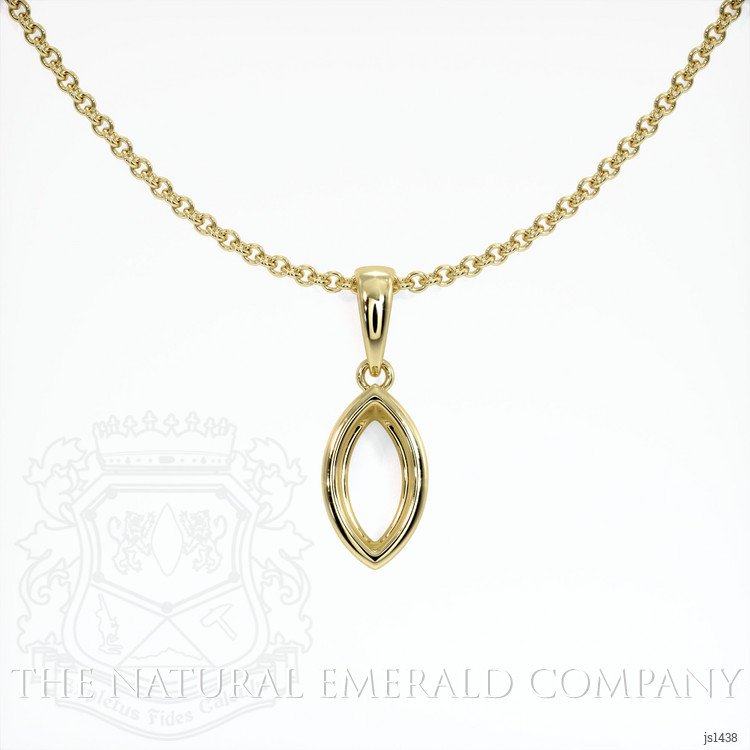 18K Yellow Gold Vedic Pendant Setting
