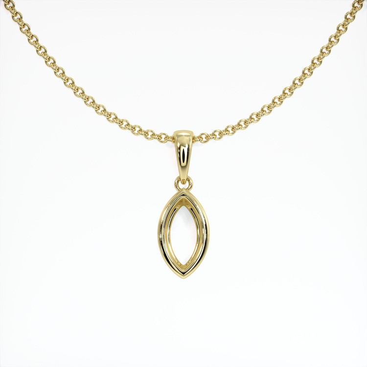 18K Yellow Gold Vedic Pendant Setting