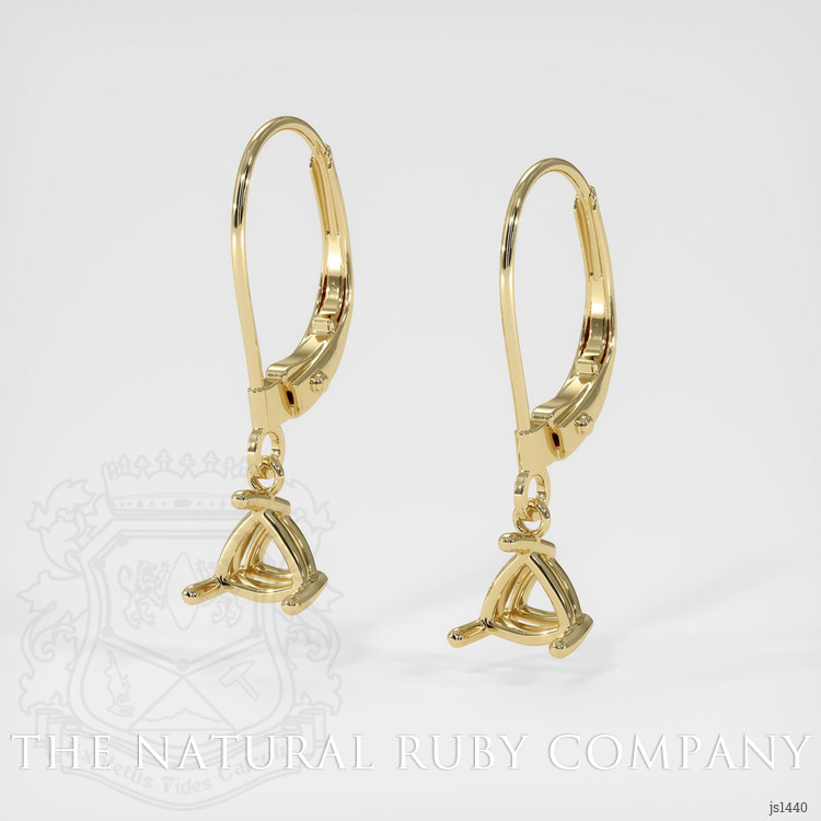14K Yellow Gold Drops Earring Setting