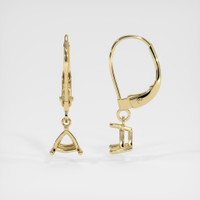 14K Yellow Gold Drops Earring Setting Image