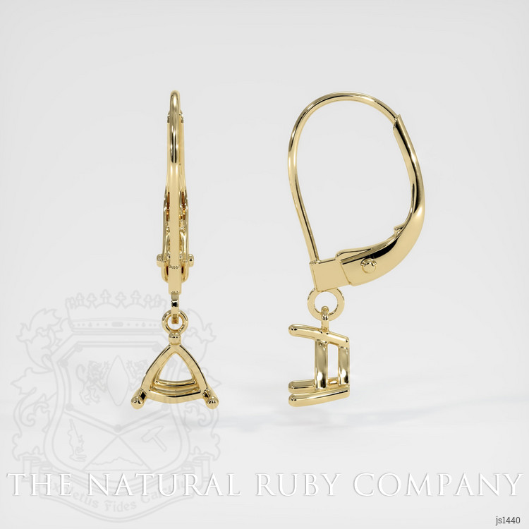 14K Yellow Gold Drops Earring Setting