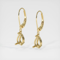 14K Yellow Gold Drops Earring Setting Video