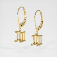 14K Yellow Gold Drops Earring Setting Video