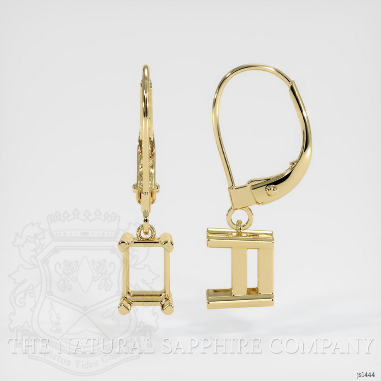 14K Yellow Gold Drops Earring Setting