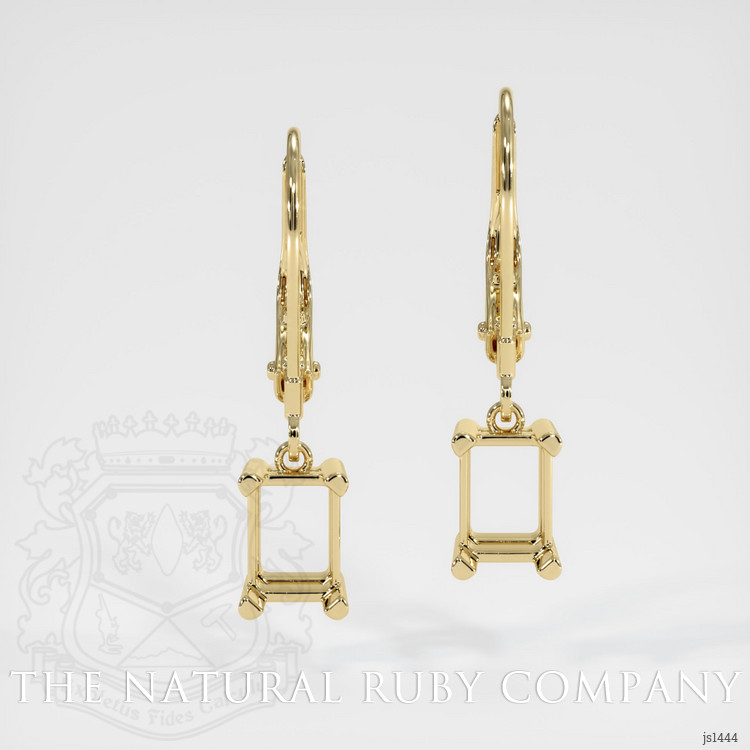 14K Yellow Gold Drops Earring Setting