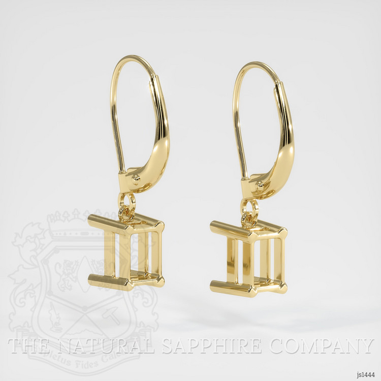 14K Yellow Gold Drops Earring Setting