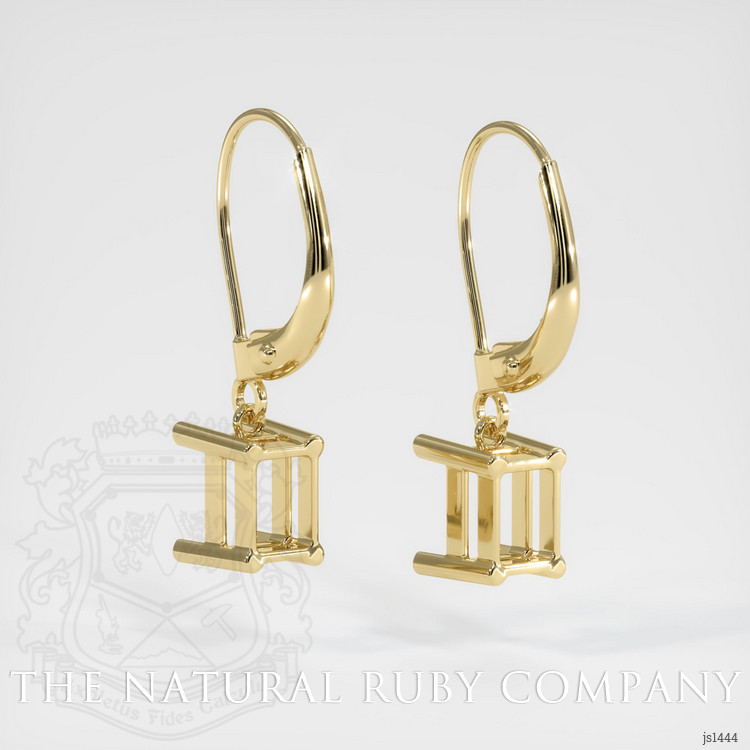 14K Yellow Gold Drops Earring Setting