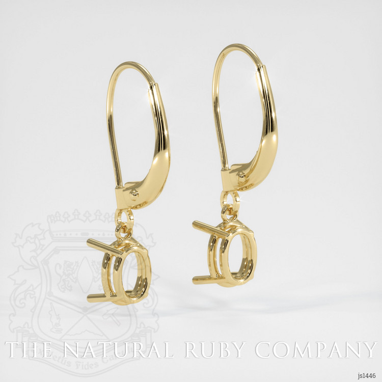 14K Yellow Gold Drops Earring Setting