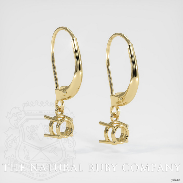 14K Yellow Gold Drops Earring Setting