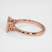 14K Rose Gold Bezel Ring Setting Image