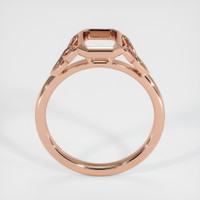 14K Rose Gold Bezel Ring Setting Image