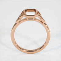 18K Rose Gold Bezel Ring Setting Image