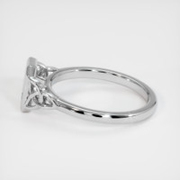 18K White Gold Bezel Ring Setting Image