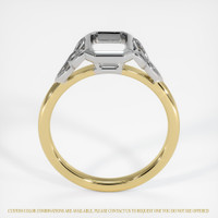 14K White & Yellow Bezel Ring Setting Image