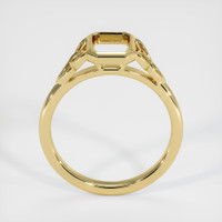 18K Yellow Gold Bezel Ring Setting Image