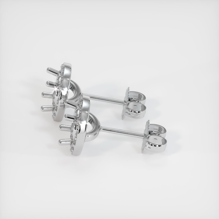 Platinum 950 Studs Earring Setting