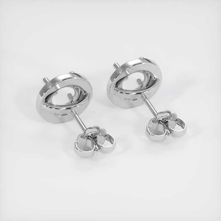 Platinum 950 Studs Earring Setting