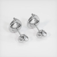 14K White Gold Studs Earring Setting Image