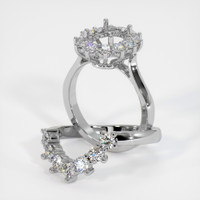 Platinum 950 Antique Style Ring Setting Image