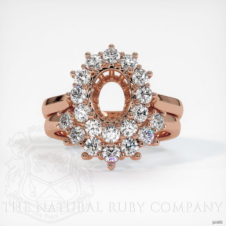 14K Rose Gold Antique Style Ring Setting