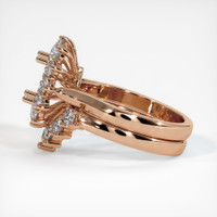 18K Rose Gold Antique Style Ring Setting Image