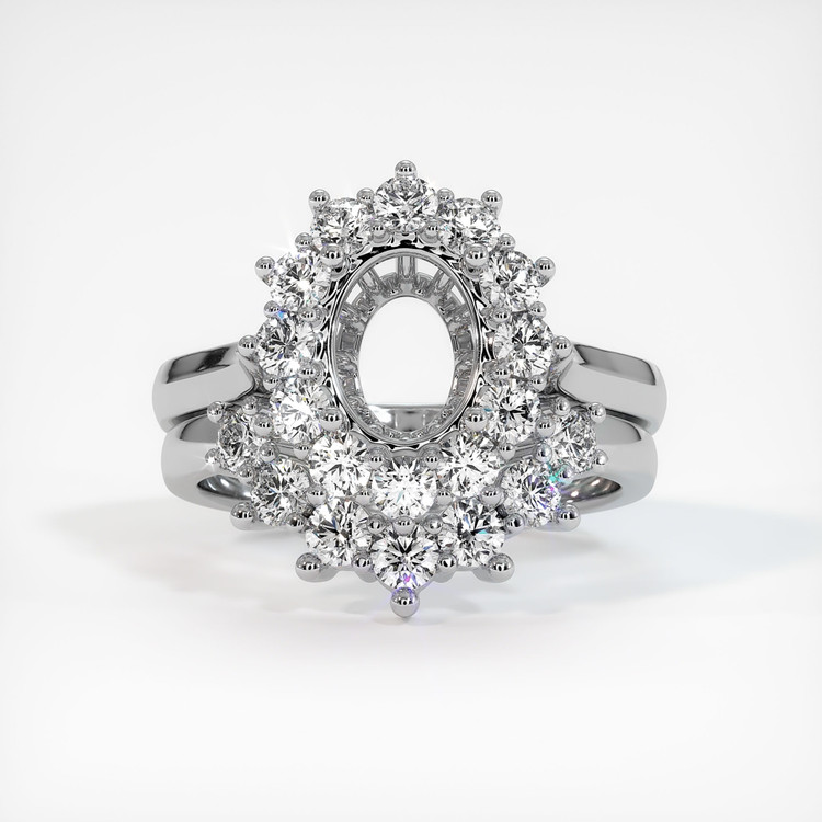 Silver Antique Style Ring Setting