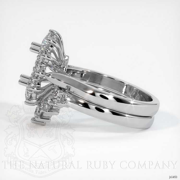 14K White Gold Antique Style Ring Setting