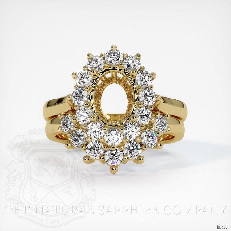 10K Yellow Gold Antique Style Ring Setting