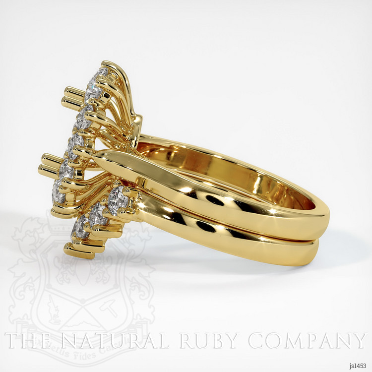 18K Yellow Gold Antique Style Ring Setting