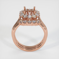 14K Rose Gold Antique Style Ring Setting Image