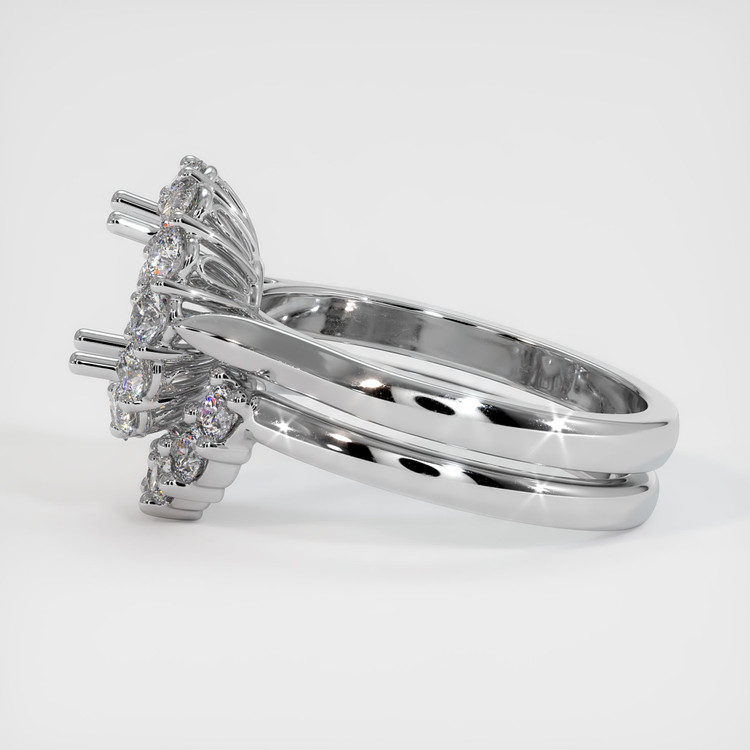 Silver Antique Style Ring Setting