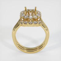 10K Yellow Gold Antique Style Ring Setting Image