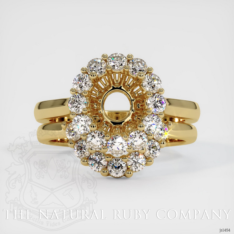14K Yellow Gold Antique Style Ring Setting