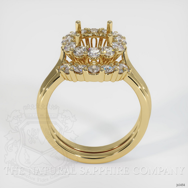 14K Yellow Gold Antique Style Ring Setting