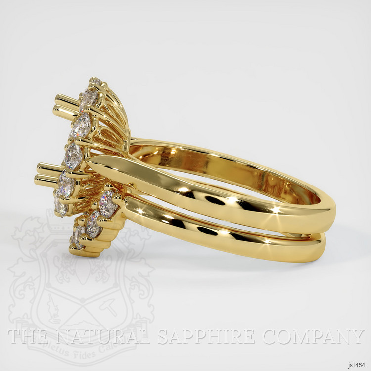 18K Yellow Gold Antique Style Ring Setting