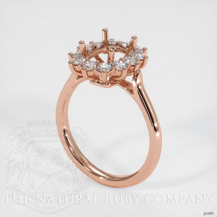 14K Rose Gold Antique Style Ring Setting