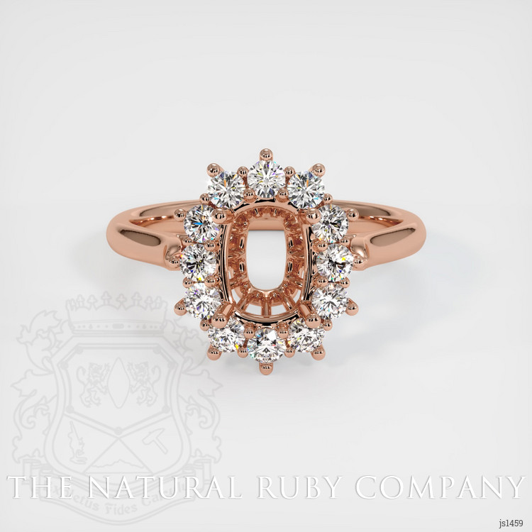 14K Rose Gold Antique Style Ring Setting
